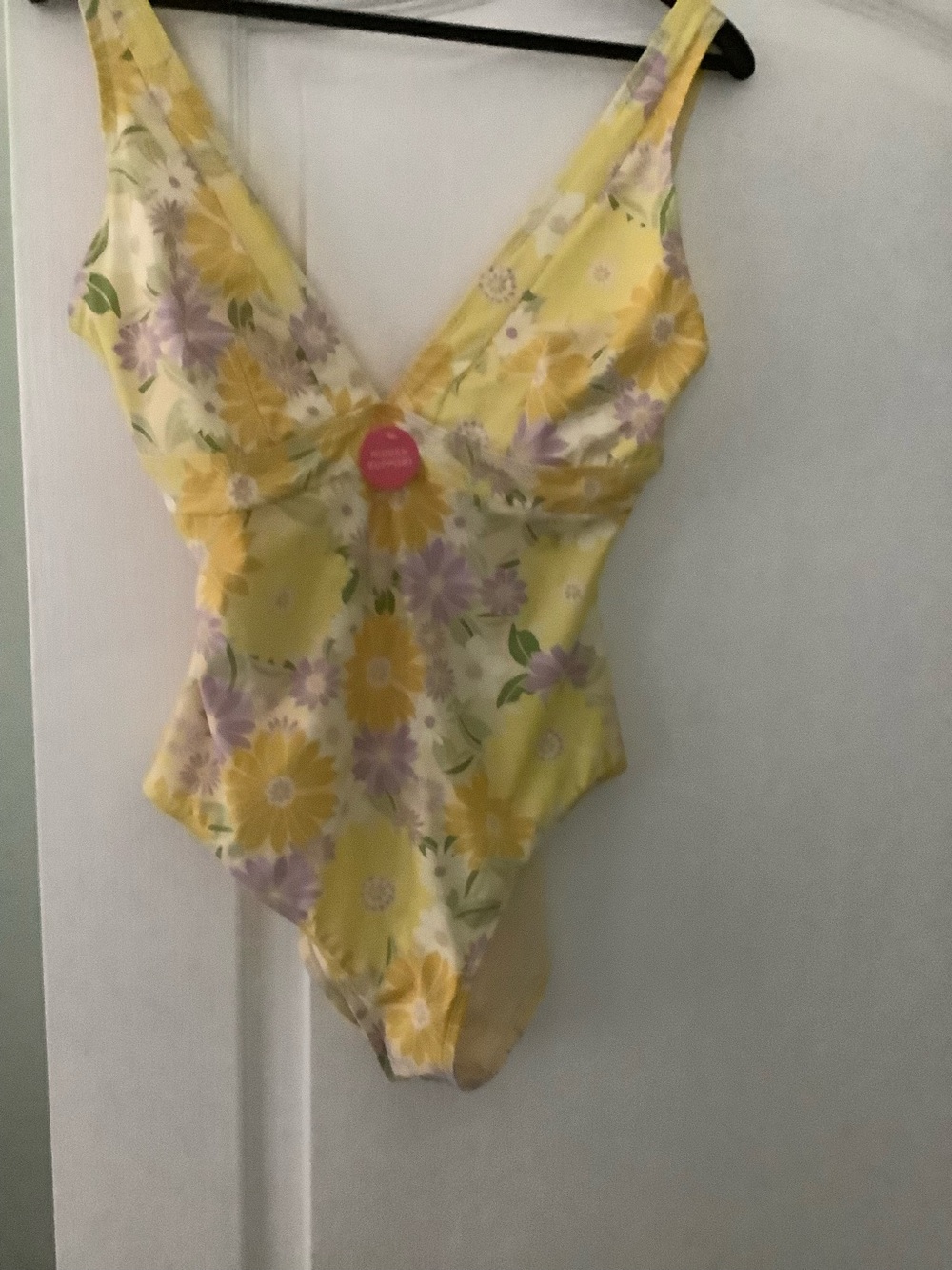 Accessorize Yellow Floral One-Piece Swimsuit